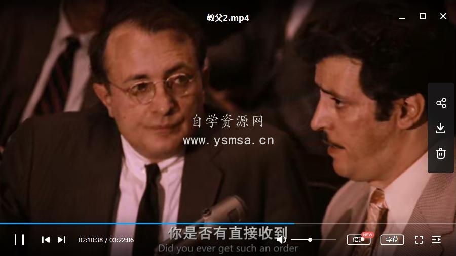 经典黑帮电影《教父》(The.Godfather)3部合集高清英语中文字幕百度云网盘下载