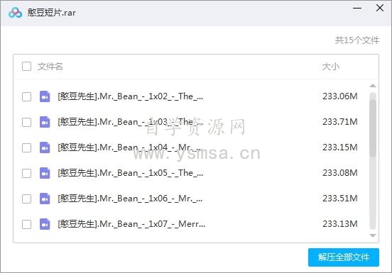 憨豆(罗温·艾金森)电影4部+短片13部合集百度云网盘下载