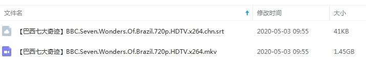BBC纪录片《巴西七大奇迹》高清视频英语外挂中字百度云网盘下载