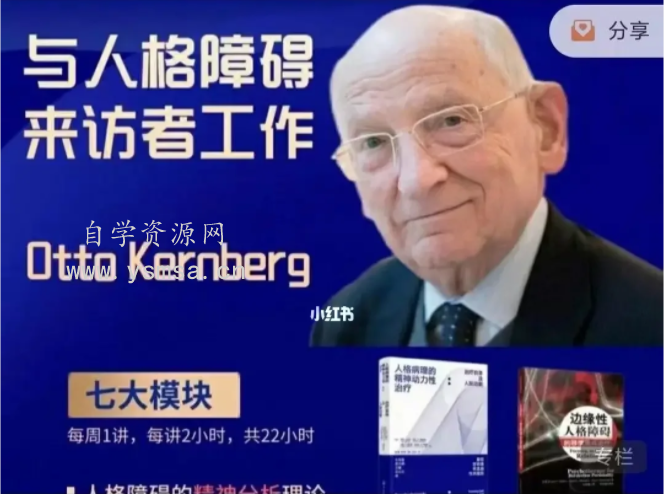 【大师课】与人格障碍来访者工作（Otto Kernberg,2022）网盘下载