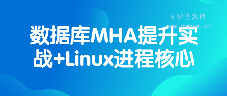 数据库MHA提升实战+Linux进程核心网盘下载